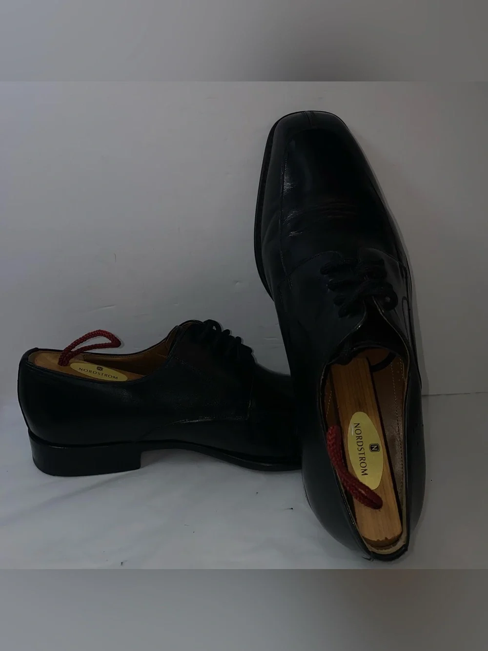 Mezlan Carmichael Mens 8.5W Black Leather Split Toe Derby Dress Shoes